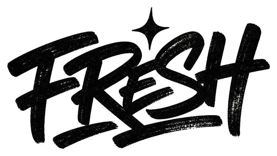 Preview for Fresh Lettering Hip Hop Sticker