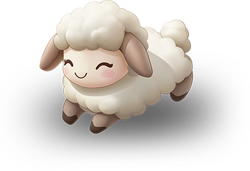 Preview for Cartoon-sheep-illustration-animal-sticker-4871a