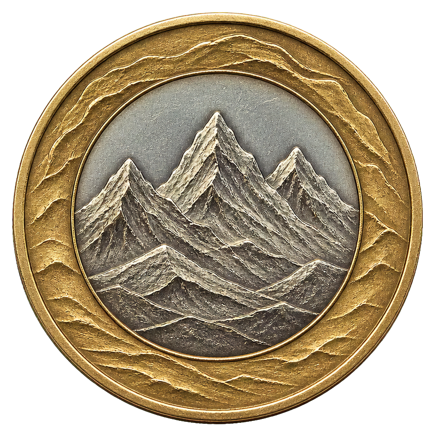 Preview for Alpine Ridge Bimetal Coin Sticker