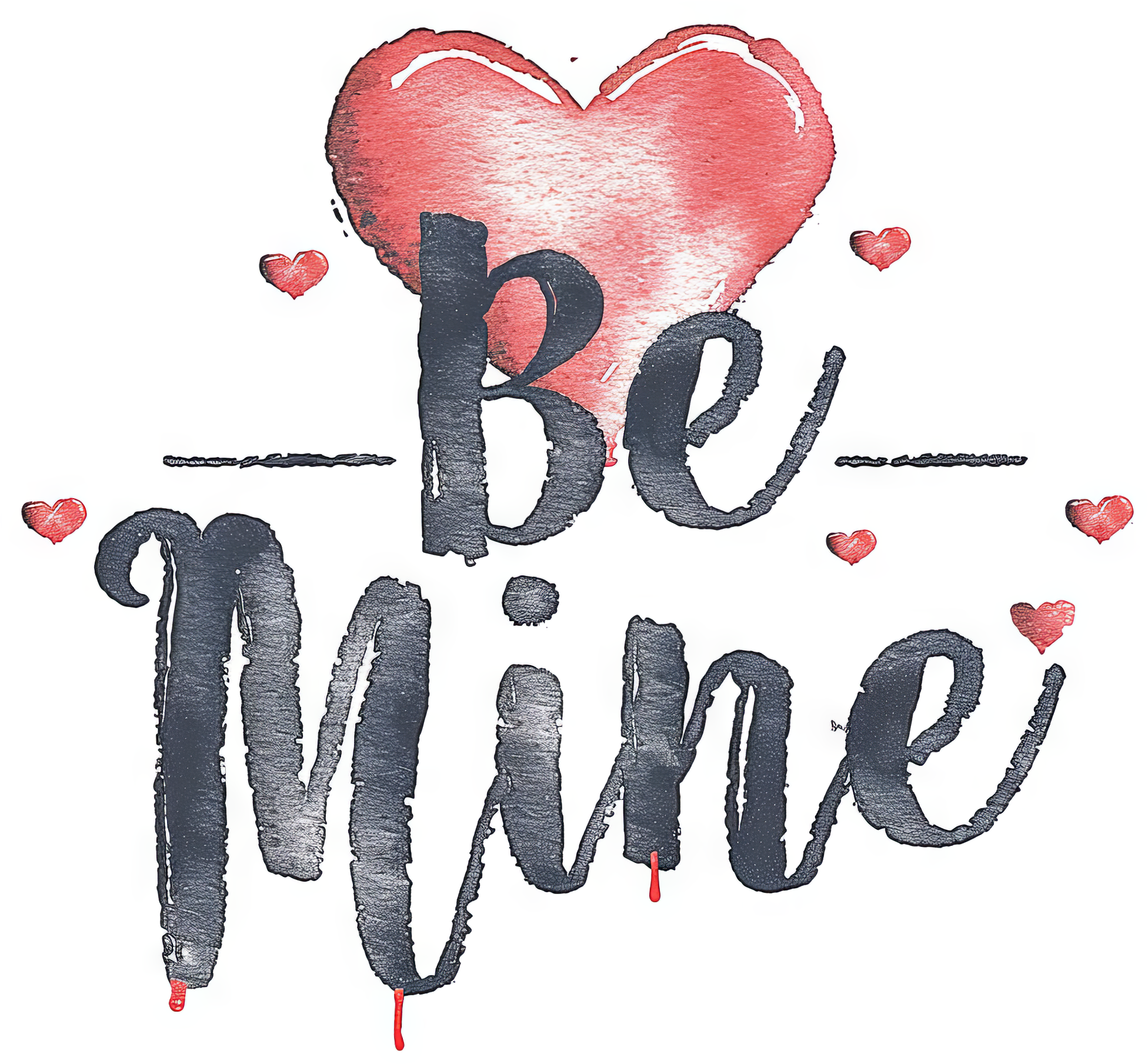 Preview for Be-mine-valentines-day-design-sticker-2557e