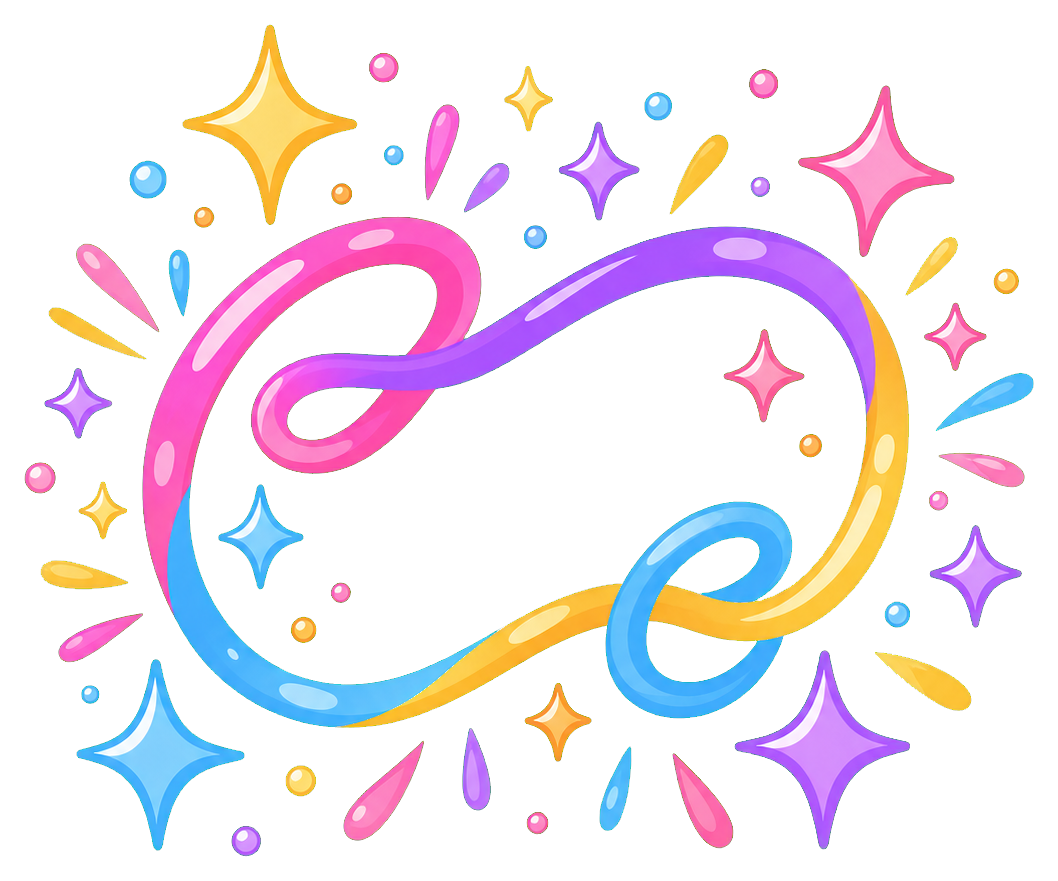 Preview for Sparkle Doodle Loop Sticker