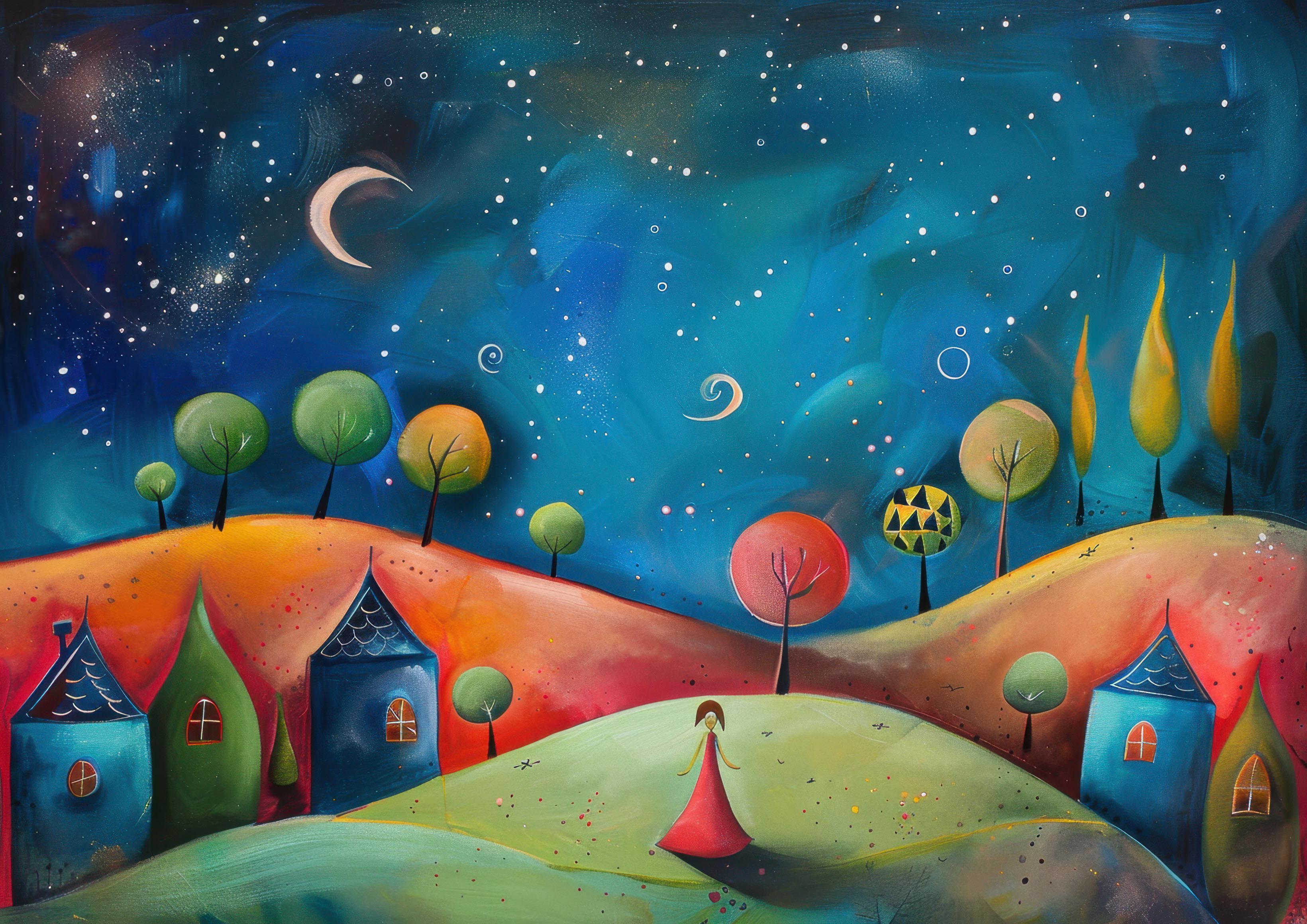 Preview for Whimsical-night-landscape-art-astrophotography-photo-background-5826d