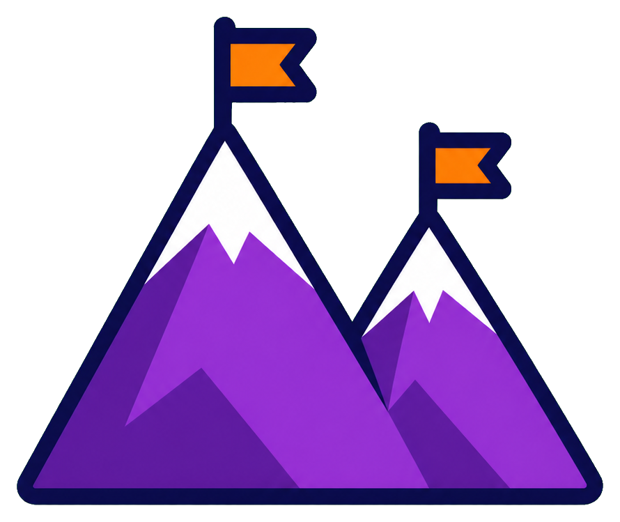 Preview for Mountain Summit Flags Sticker