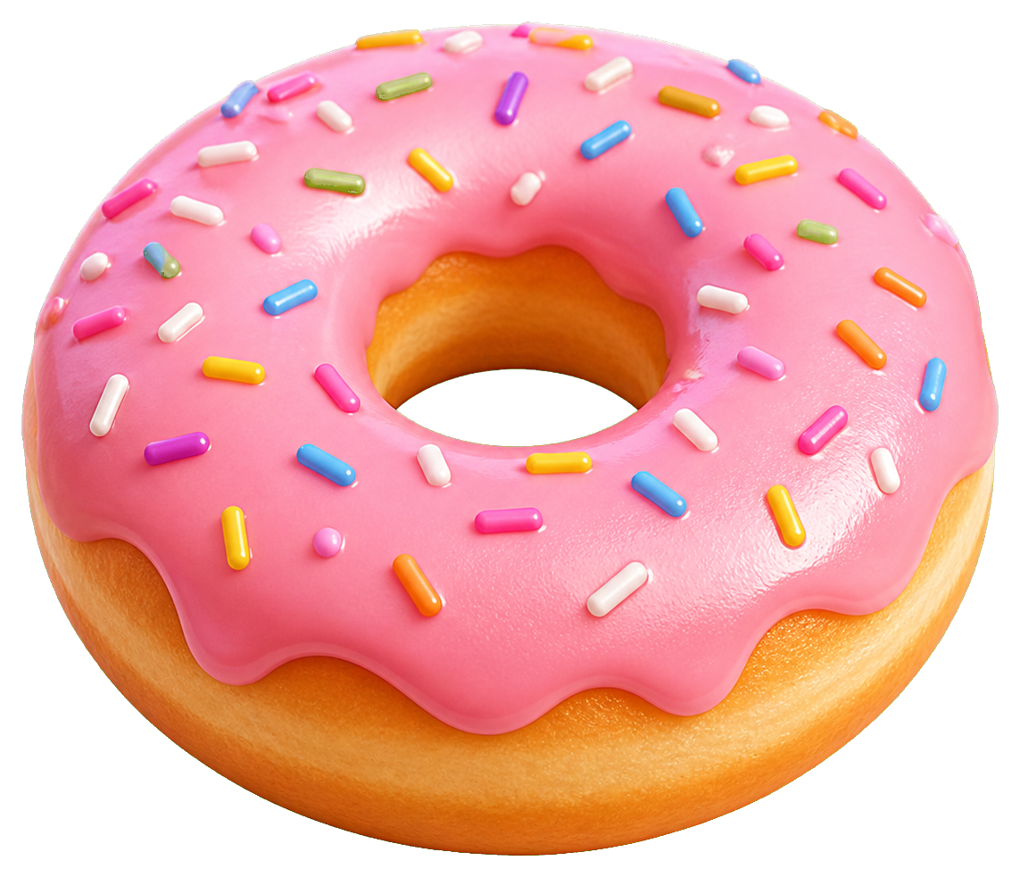 Preview for Glazed Donut Sticker For Dessert Designs