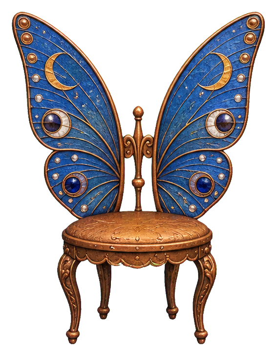 Preview for Chair Wings Surreal Sticker