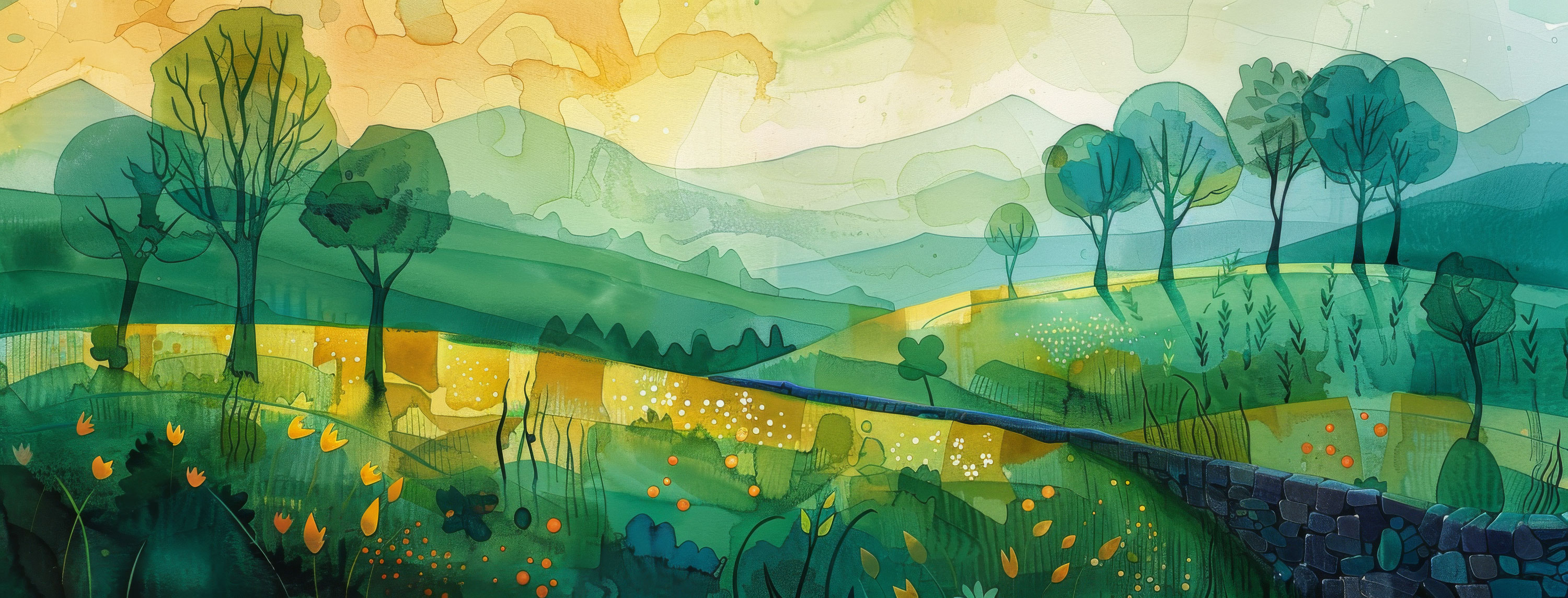 Preview for Serene-landscape-art-st-patricks-background-07dc9