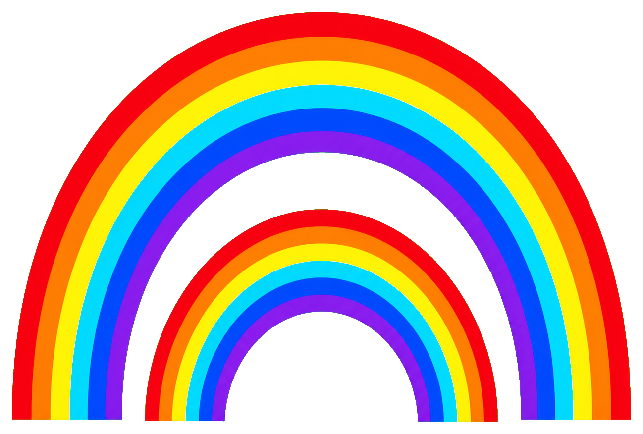 Preview for Double Arc Rainbow Sticker