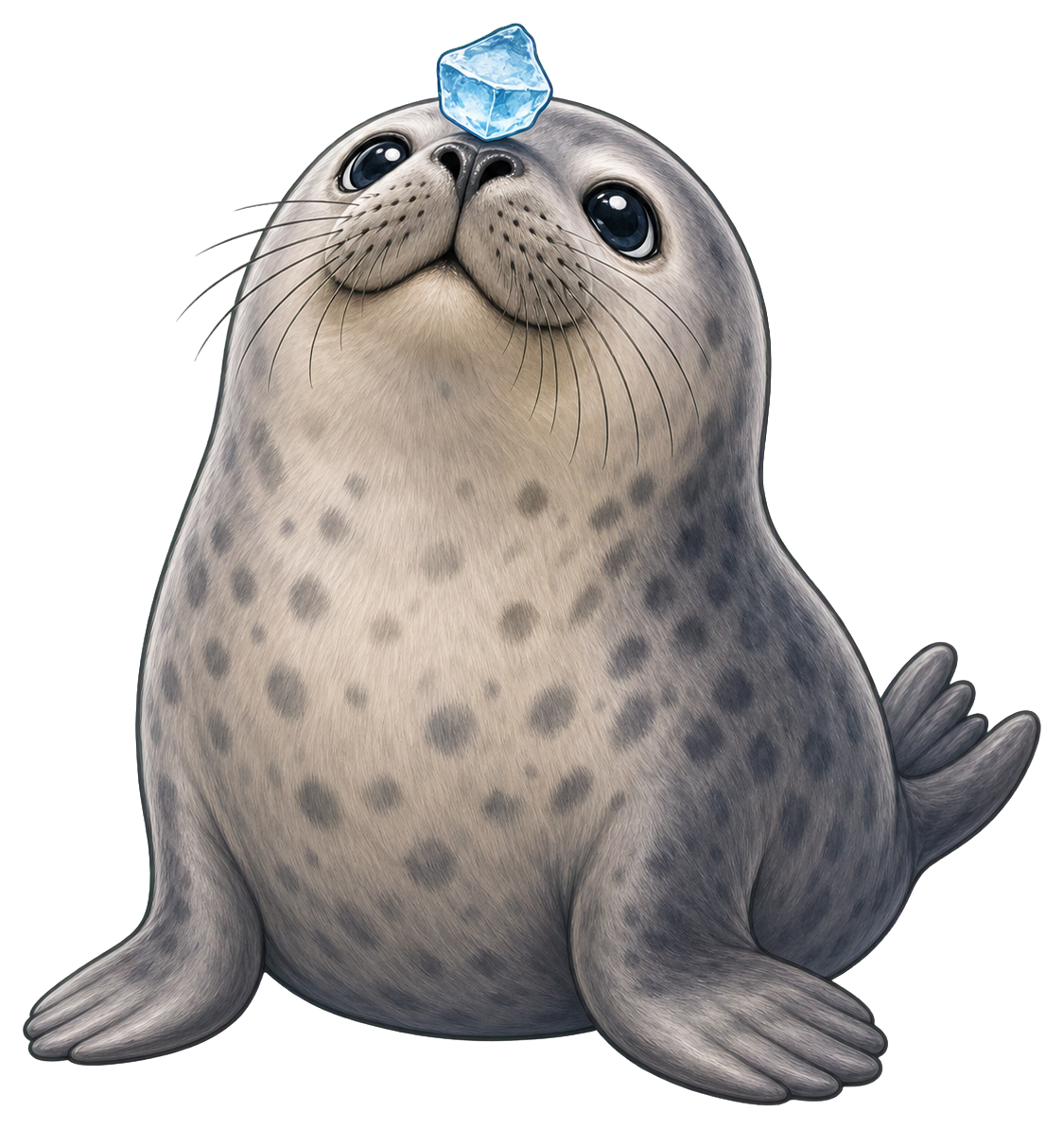 Preview for Waving Seal Sticker