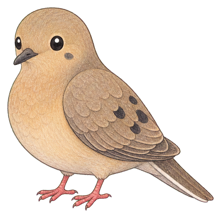 Preview for Mourning Dove Sticker Graphic