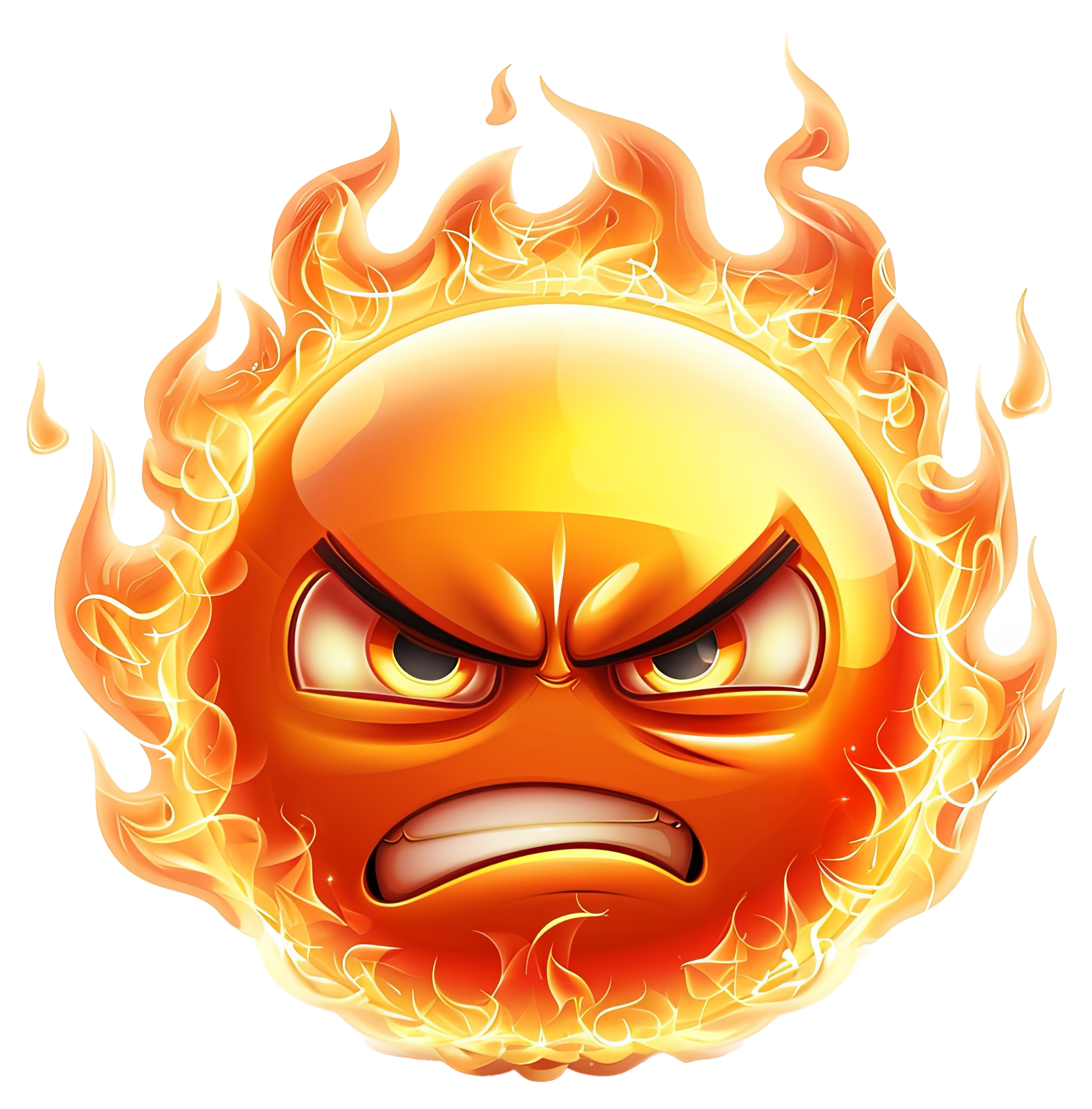 Preview for Angry-sun-emoji-3d-emoji-sticker-58f62