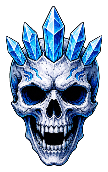 Preview for Ice Crown Skull Sticker