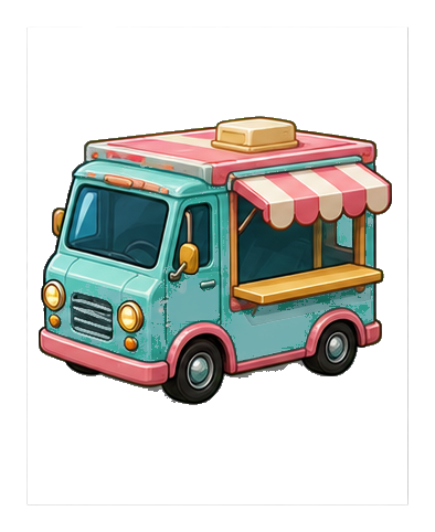 Preview for Blank Food Truck Sticker