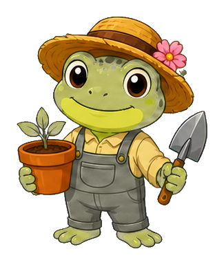 Preview for Gardener Frog Sticker