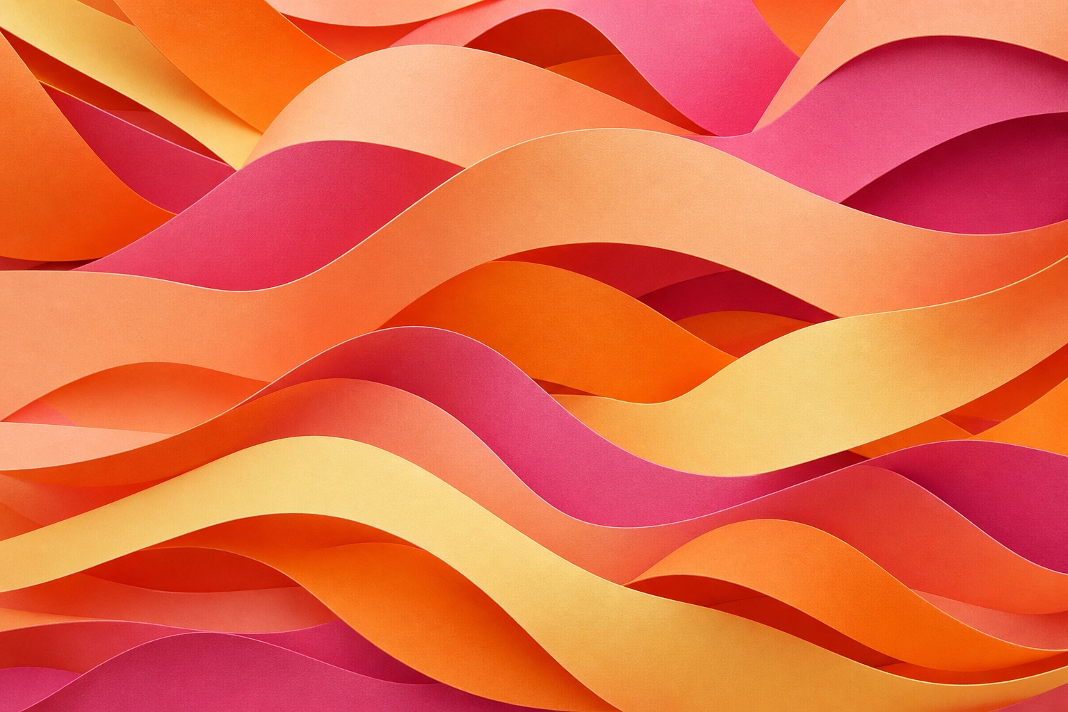 Preview for Sunset Peach Ribbon Abstract Background