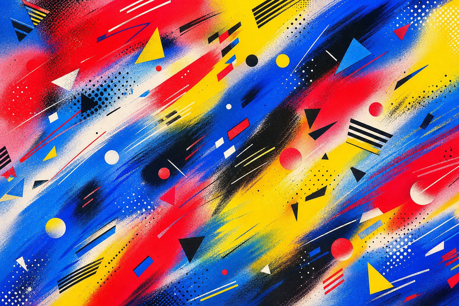 Preview for Electric Primary Airbrushed Color Currents Background