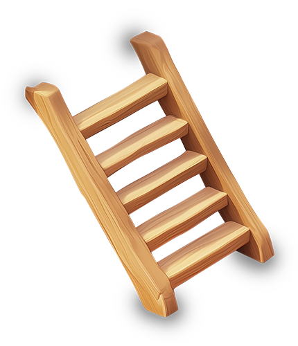 Preview for Wooden-ladder-design-hardscape-sticker-099e0