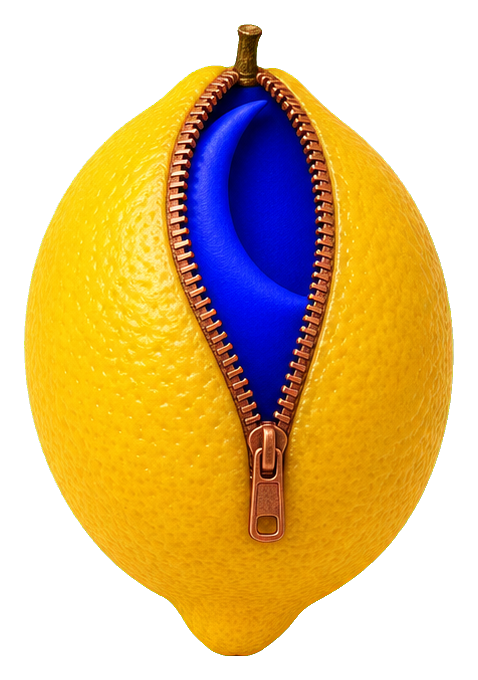 Preview for Dali Zipper Lemon Sticker