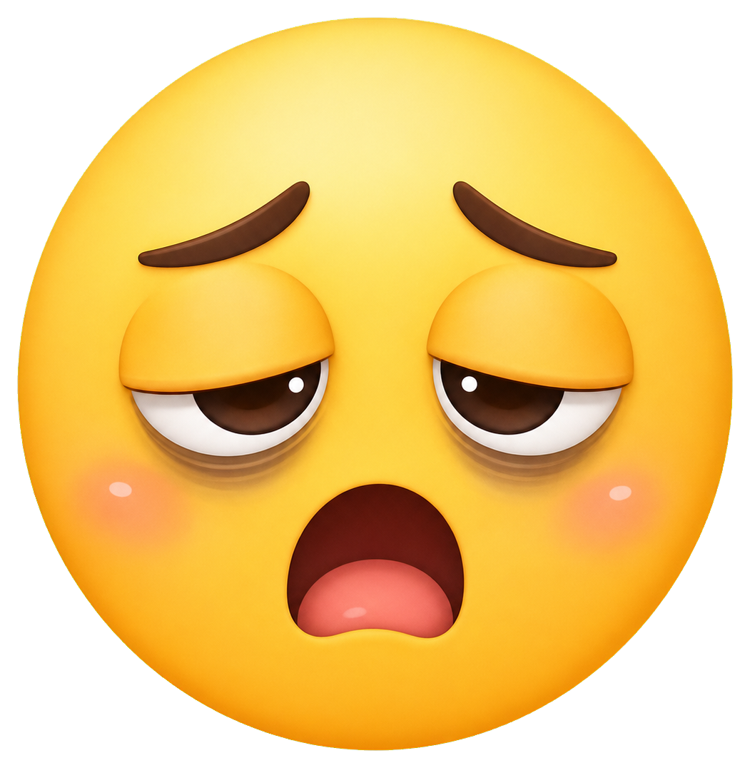 Preview for Tired Face Sticker
