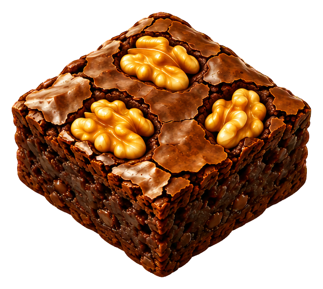 Preview for 3d Dessert Delights Chocolate Brownie