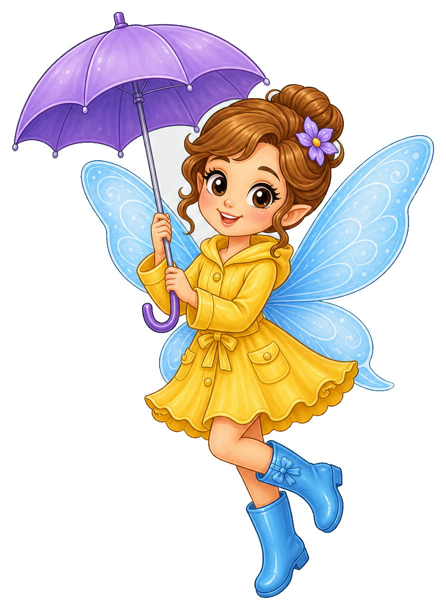 Preview for Rain Umbrella Fairy Sticker