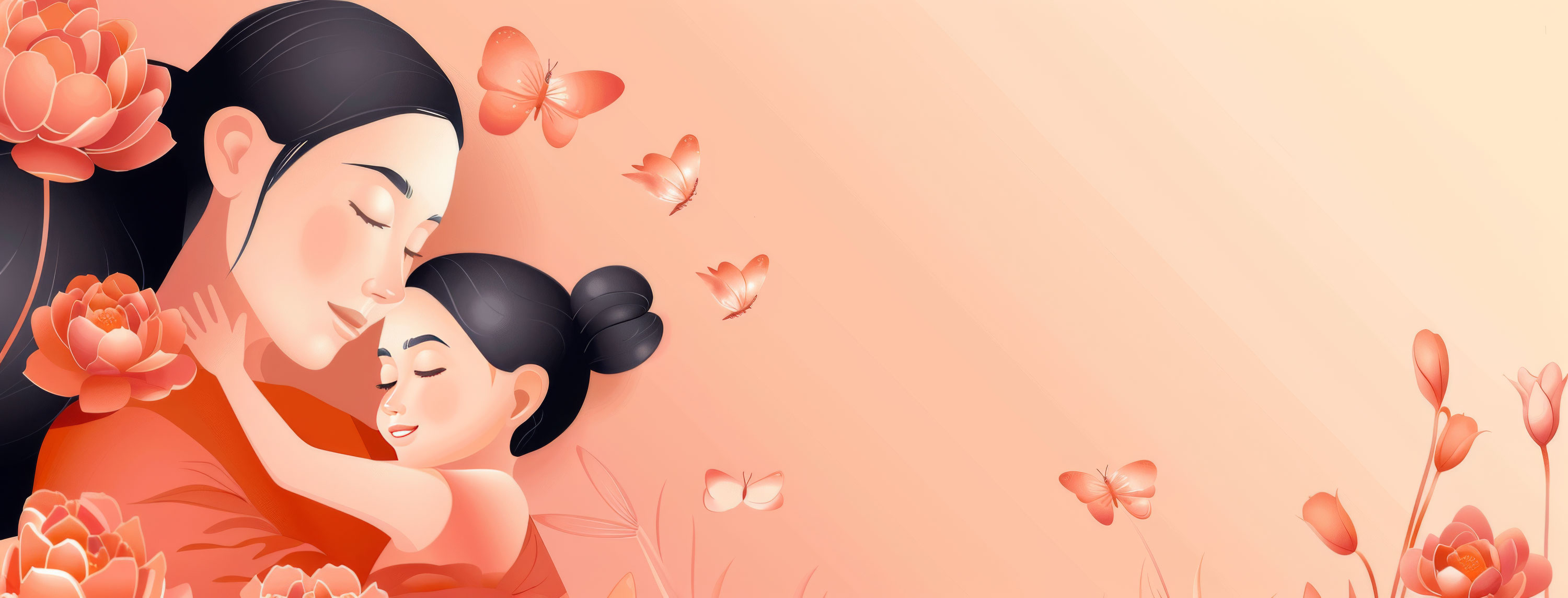 Preview for Mother-child-love-illustration-mothers-day-background-99b4a