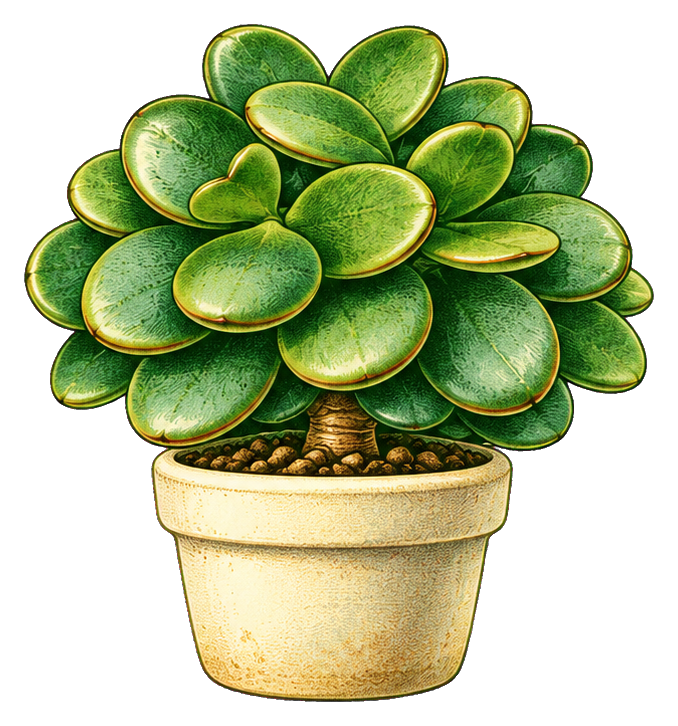 Preview for Vintage Succulent Jade Plant