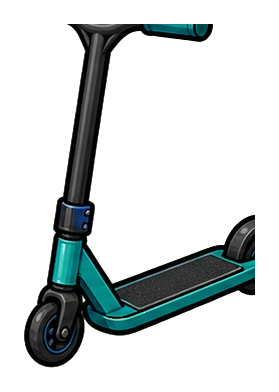 Preview for Scooter Sticker Graphic