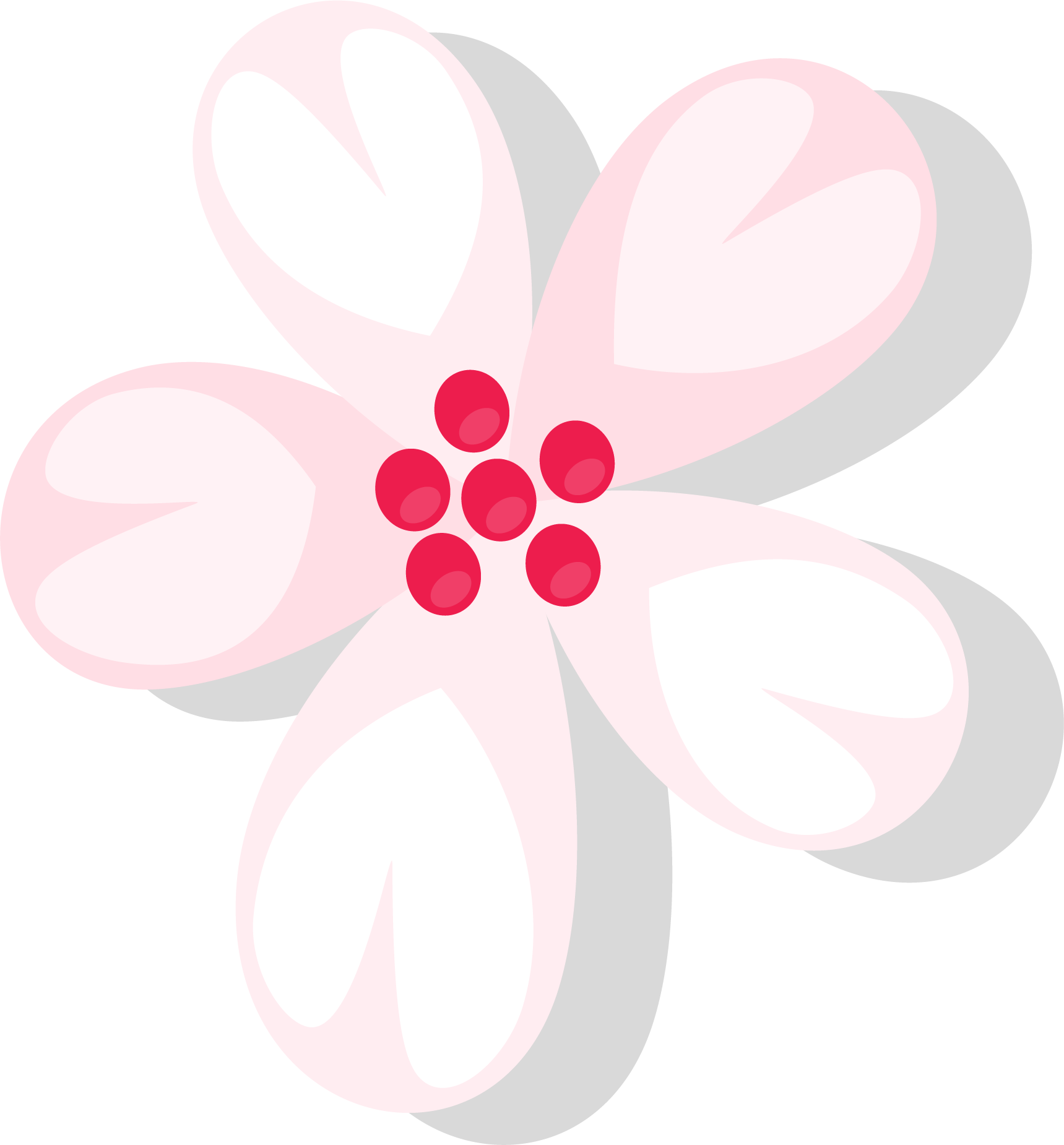 Preview for Pink-flower-icon-cute-love-sticker-eda00