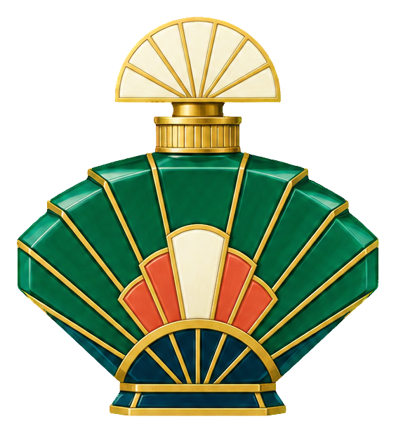 Preview for Art Deco Perfume Bottles Emerald Fan