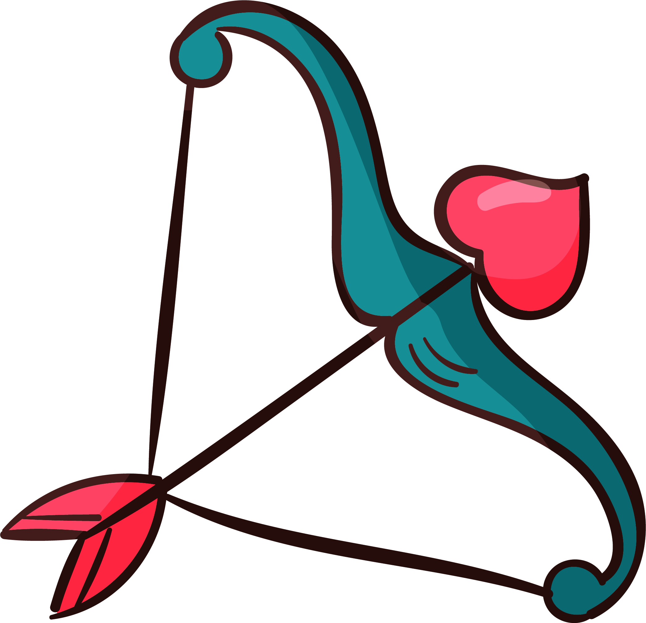 Preview for Cupids-arrow-symbolism-cute-love-sticker-8cec0