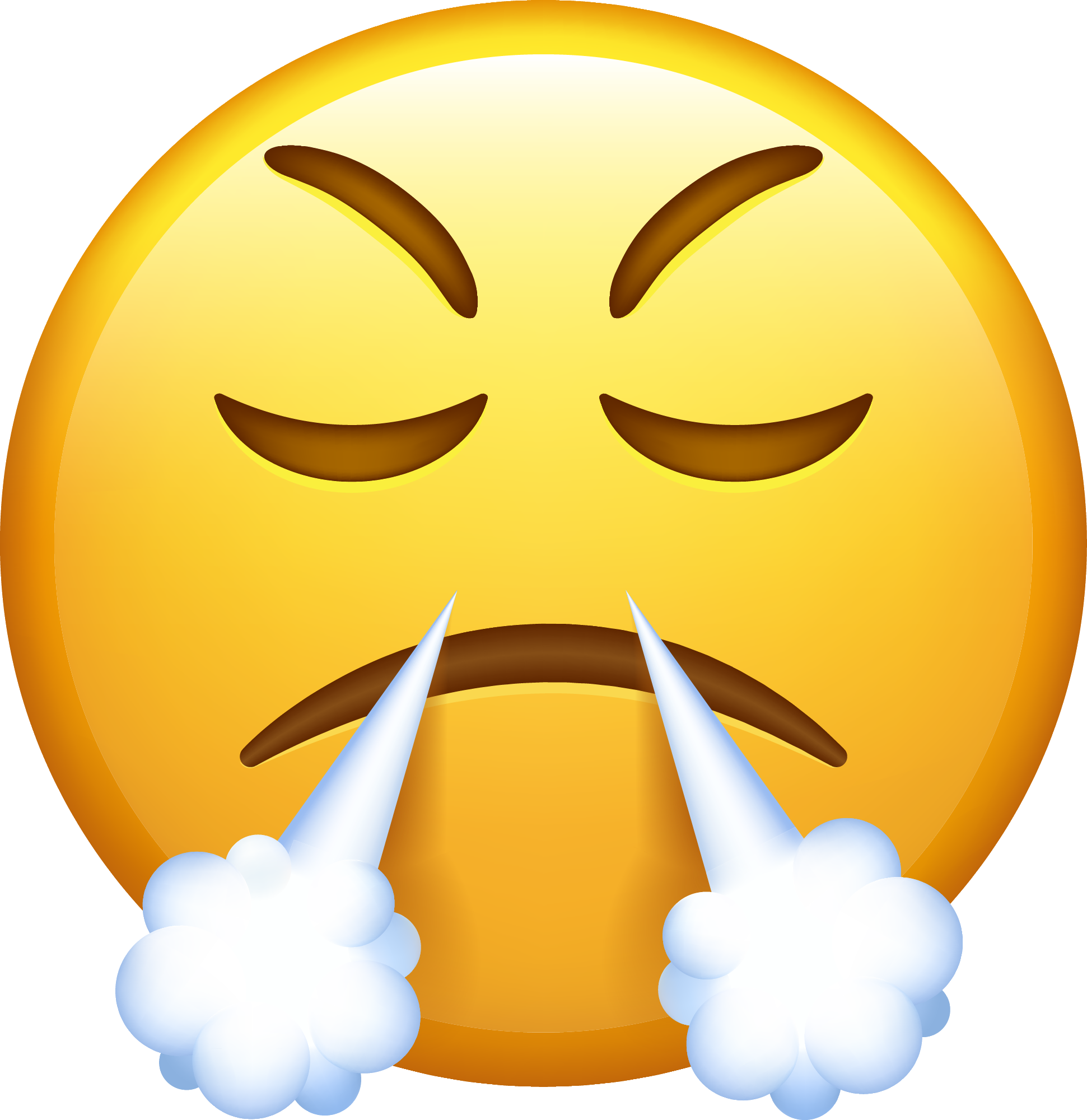 Preview for Steaming-face-emoji-emoji-classic-sticker-3833e