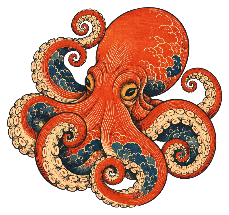 Preview for Ukiyo-e Ocean Octopus