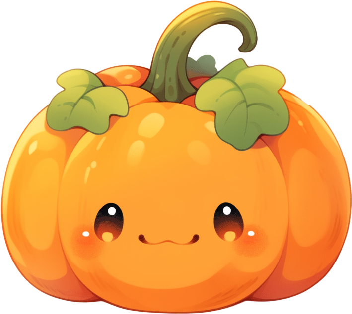 Preview for Cartoon-pumpkin-illustration-pumpkins-sticker-00552