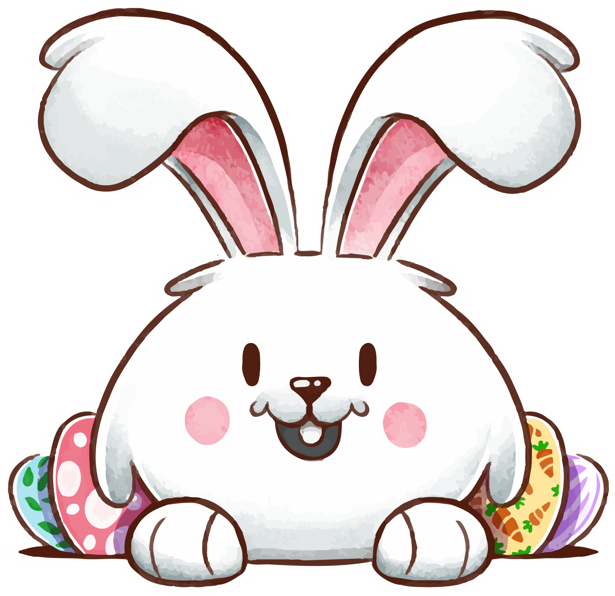 Preview for Easter-bunny-eggs-sticker-4c158