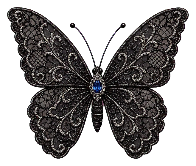 Preview for Victorian Lace Butterfly Sticker