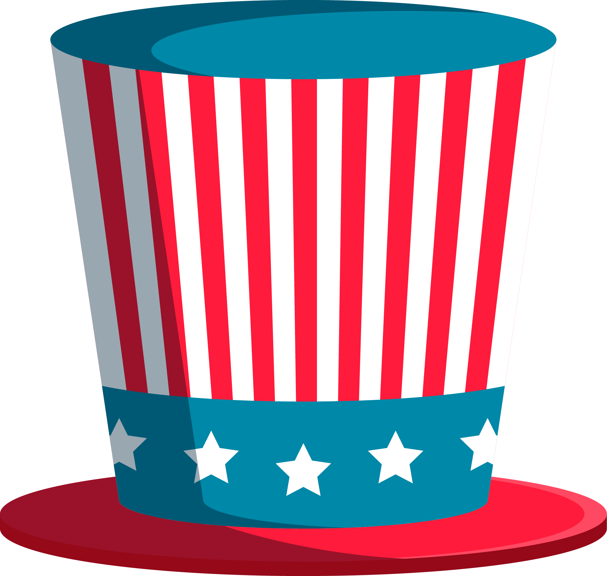 Preview for Uncle-sam-top-hat-illustration-fourth-of-sticker-25aa3