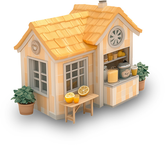 Preview for Modern-juice-stand-design-building-sticker-6fff2