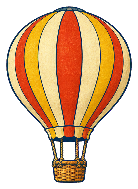 Preview for Striped Hot Air Balloon