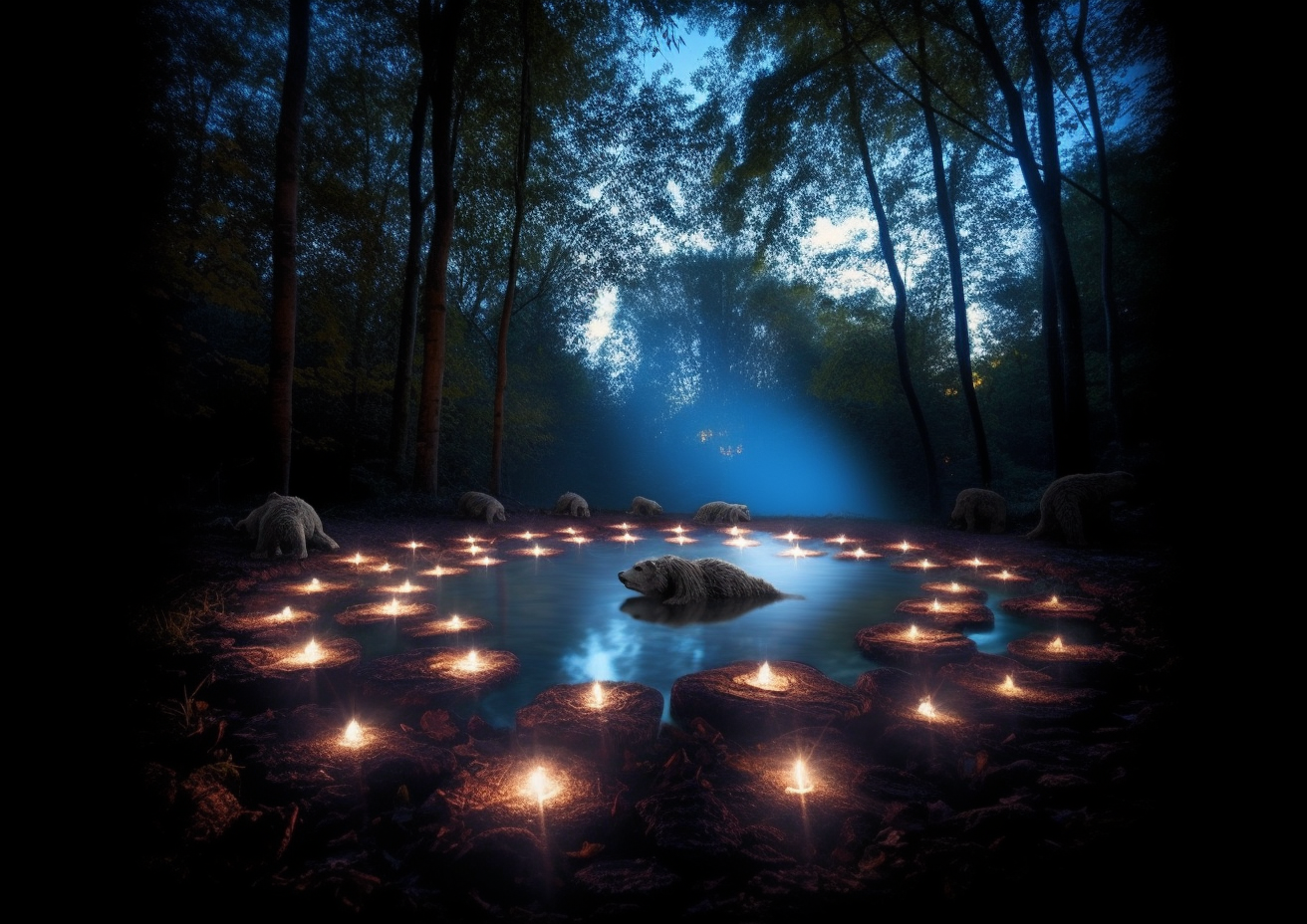 Preview for Mystical-forest-pond-ai-images-background-f1cbb