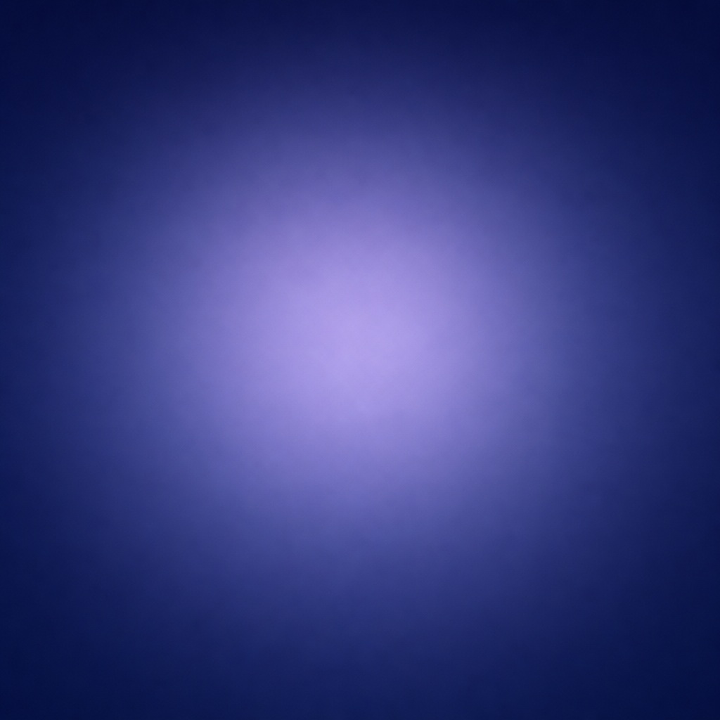 Soft indigo radial glow fading into a darker blue background