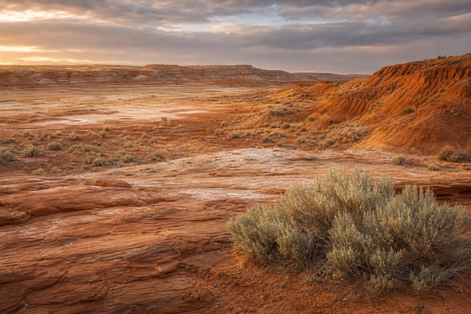 Preview for Desert Clay Landscape Stock Background