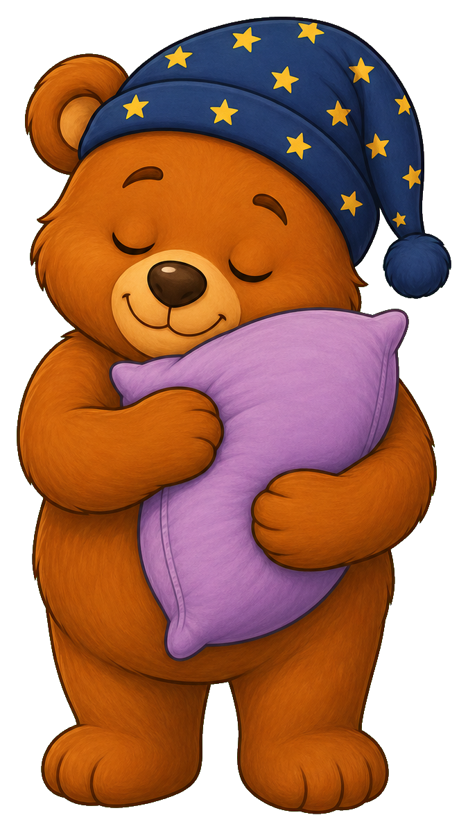 Preview for Sleepy Bear Sticker Graphic