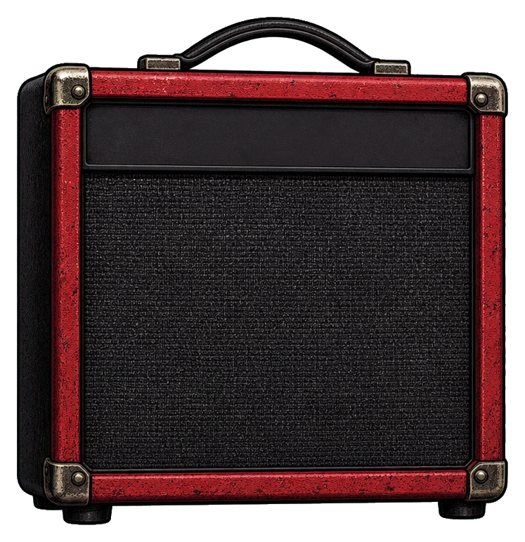 Preview for Black Combo Amplifier Sticker