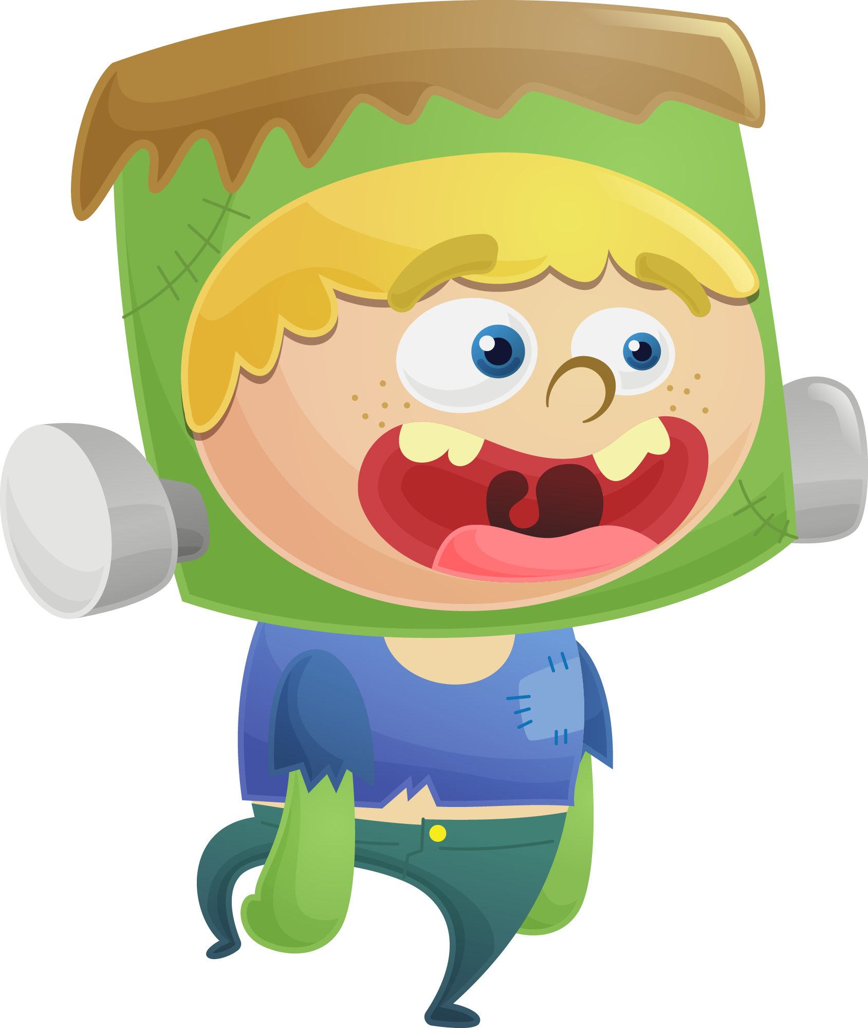 Preview for Angry-cartoon-character-halloween-costume-sticker-36ec5