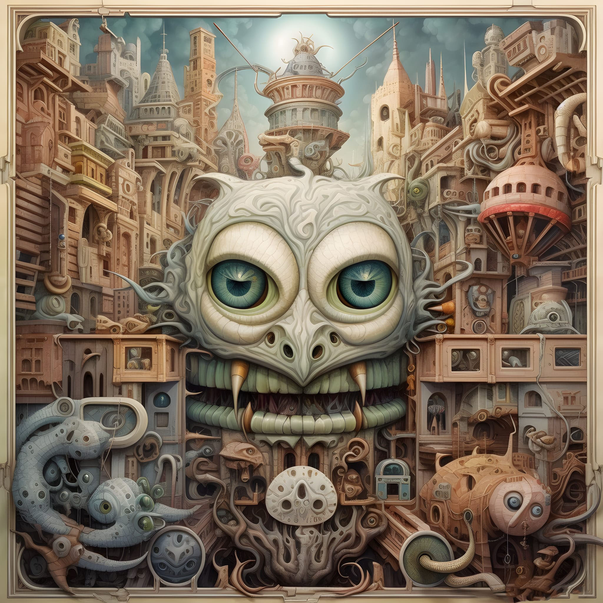 Preview for Steampunk-surreal-cityscape-ai-images-background-67deb