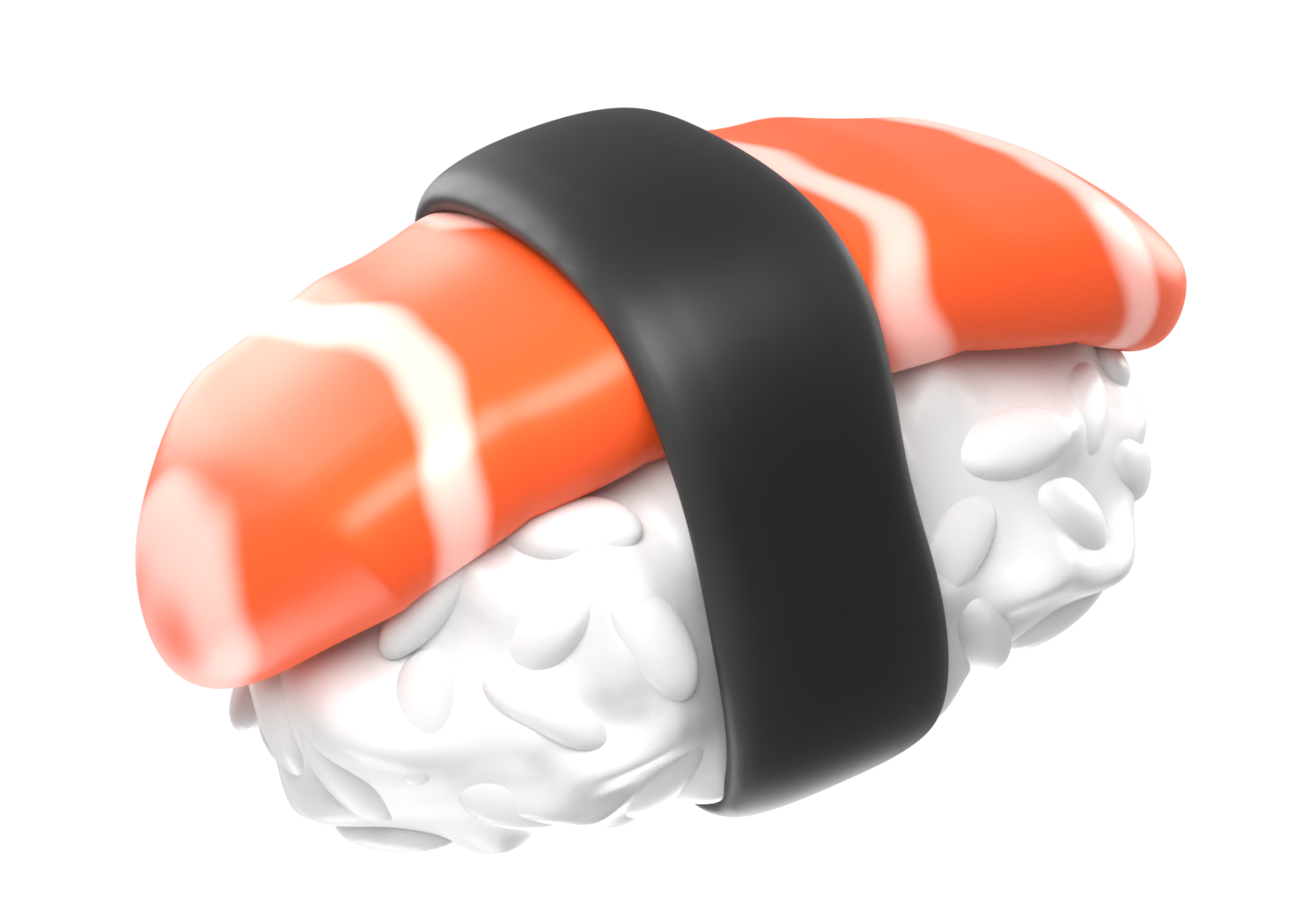 Preview for Salmon-sushi-piece-food-sticker-5e491
