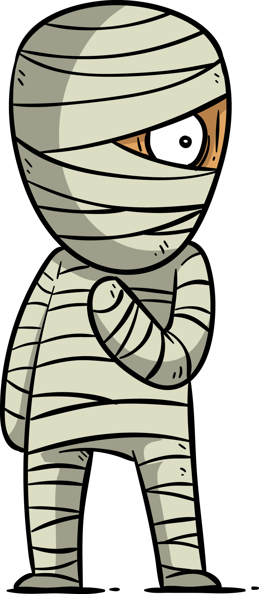 Preview for Cartoon-mummy-character-halloween-characters-sticker-94301