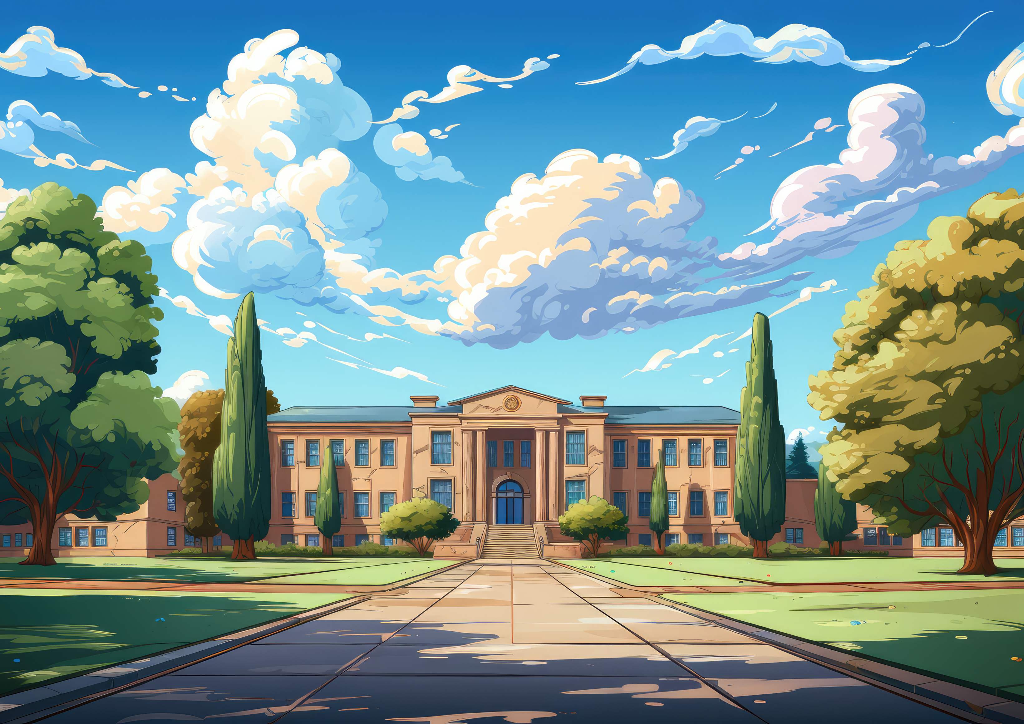 Preview for Historic-mansion-illustration-back-to-background-d5118