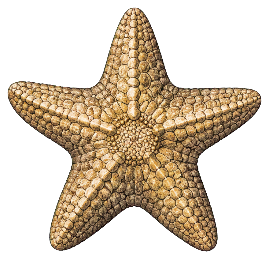 Preview for Sea Star Fossil Sticker