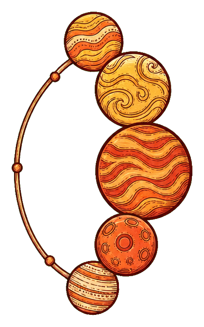 Preview for Five Planet Stellium Sticker